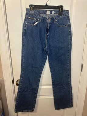 Calvin Klein Straight Leg Jeans in Dark Blue Denim-no stretch (15)